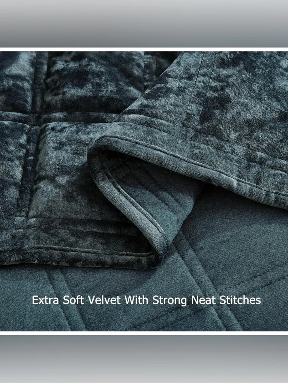 Plush Velvet king 3 piece Quilted Set